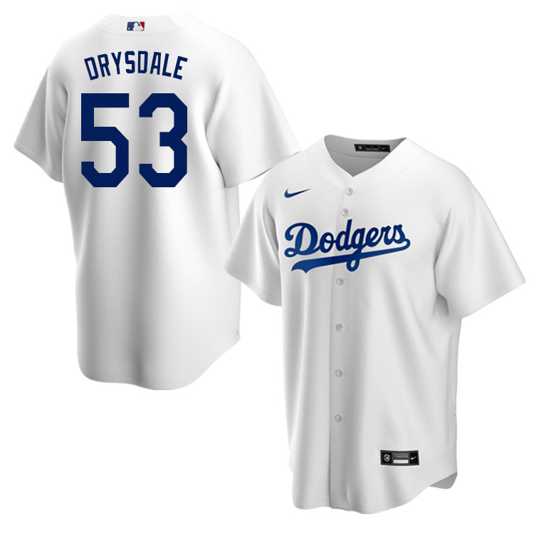 Nike Men #53 Don Drysdale Los Angeles Dodgers Baseball Jerseys Sale-White